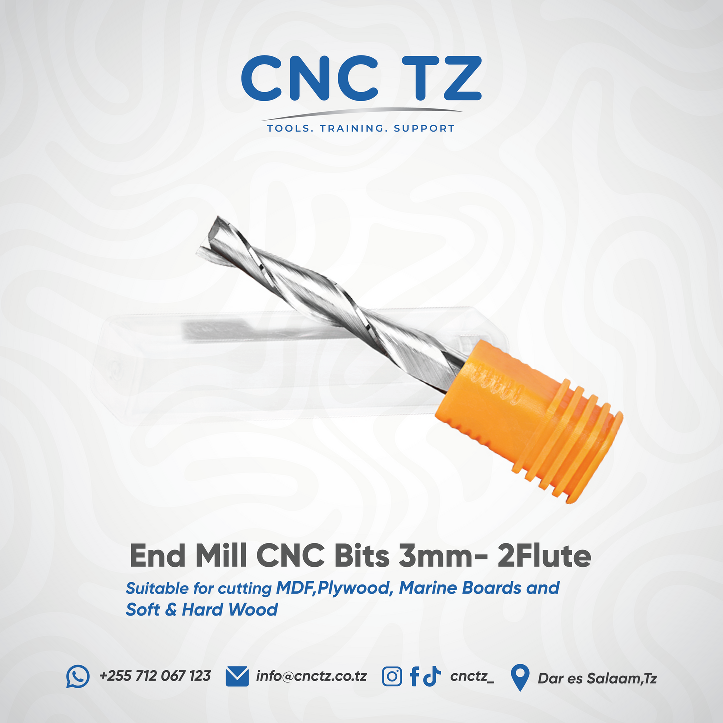 End Mill 3mm- 2 Flute