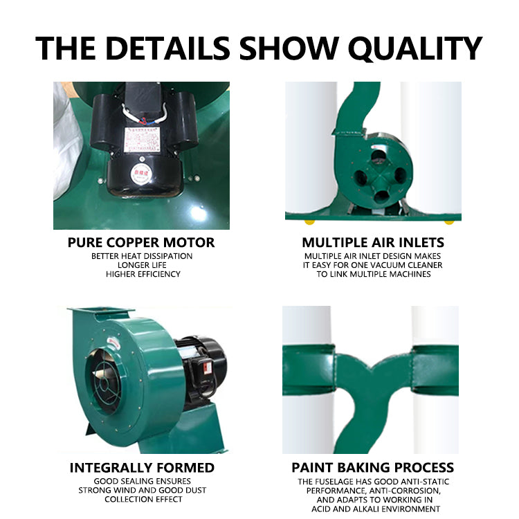 Double Bucket Sunction Dust Collector